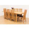 Lichfield 240cm Double Extending Oak Dining Table - SPRING SALE - 12
