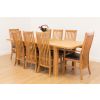 Lichfield 240cm Double Extending Oak Dining Table - SPRING SALE - 22