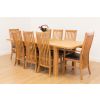 Lichfield 240cm Double Extending Oak Dining Table - 10% OFF SPRING SALE - 22