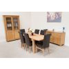 Lichfield 210cm Double Extending Oak Dining Room Table - 10% OFF SPRING SALE - 15
