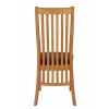 Solid Oak Red Leather Lichfield Dining Chair - 10% OFF WINTER SALE - 7