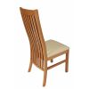 Lichfield Cream Leather Solid Oak Dining Room Chair - 30% OFF CODE FLASH - 10