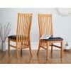 Lichfield Solid Oak Dining Chair with Timber Seat - 10% OFF WINTER SALE - 6