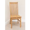 Lichfield Solid Oak Dining Chair with Timber Seat - 10% OFF WINTER SALE - 5
