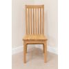 Lichfield Solid Oak Dining Chair with Timber Seat - 10% OFF WINTER SALE - 7