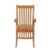 Lichfield Cream Leather Carver Oak Dining Chair - SPRING SALE - 6