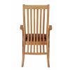 Lichfield Red Leather Carver Oak Dining Chair - 10% OFF WINTER SALE - 7