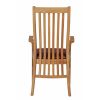 Lichfield Red Leather Carver Oak Dining Chair - 10% OFF SPRING SALE - 7