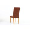 Mayfair Tan Brown Leather Studded Dining Chair - 10% OFF SPRING SALE - 6