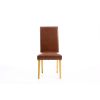 Mayfair Tan Brown Leather Studded Dining Chair - SPRING SALE - 8