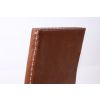 Mayfair Tan Brown Leather Studded Dining Chair - SPRING SALE - 11