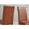 Mayfair Tan Brown Leather Studded Dining Chair - 10% OFF SPRING SALE - 3