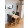 Small Solid Oak Dining Table Minsk 80cm x 60cm 2 Seater - SPRING SALE - 9