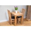 Small Solid Oak Dining Table Minsk 80cm x 60cm 2 Seater - 10% OFF SPRING SALE - 8