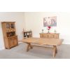 Country Oak 340cm Table and 12 Titan Brown Chairs Set - 8