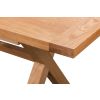 Provence 1.6m to 2.0m Extending  Cross Leg Oak Dining Table - 20% OFF CODE DEAL - 12