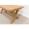 Provence 2.3m Extending Cross Leg Oak Dining Table - 10% OFF SPRING SALE - 23