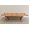 Provence 2.3m Extending Cross Leg Oak Dining Table - 10% OFF SPRING SALE - 15