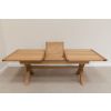 Provence 2.3m Extending Cross Leg Oak Dining Table - SPRING SALE - 16
