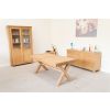 Provence 2.3m Extending Cross Leg Oak Dining Table - SPRING SALE - 8