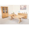 Provence 2.3m Extending Cross Leg Oak Dining Table - 10% OFF SPRING SALE - 10