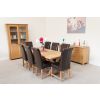 Provence 2.3m Extending Cross Leg Oak Dining Table - 10% OFF SPRING SALE - 11