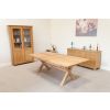 Provence 2.3m Extending Cross Leg Oak Dining Table - 10% OFF SPRING SALE - 25