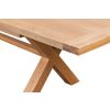 Provence 2.3m Extending Cross Leg Oak Dining Table - 10% OFF WINTER SALE - 4