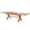 Provence 2.8m Double Extending Cross Leg Oak Table - 20% OFF WINTER SALE - 11