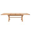 Provence 2.8m Double Extending Cross Leg Oak Table - 20% OFF SPRING SALE - 12