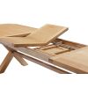 Provence 3.4m Double Extending X Leg Oak Table Oval Corners - 20% OFF SPRING SALE - 5