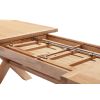 Provence 3.4m Double Extending X Leg Oak Table Oval Corners - 20% OFF SPRING SALE - 8