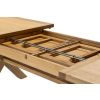 Provence 3.4m Large Double Extending X Leg Oak Dining Table - 20% OFF SPRING SALE - 16