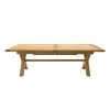 Provence 3.4m Large Double Extending X Leg Oak Dining Table - 20% OFF SPRING SALE - 23