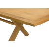 Provence 3.4m Large Double Extending X Leg Oak Dining Table - 20% OFF SPRING SALE - 10
