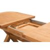 Provence 1.6m to 2.0m Cross Leg Oak Extending Dining Table with Oval Corners - 20% OFF SPRING SALE - 7