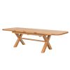 Provence 2.8m Large Double Extending Cross Leg Dining Table - 20% OFF WINTER SALE - 3