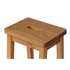 Refectory Solid Oak Kitchen Stool - 10% OFF SPRING SALE - 6