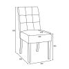 Sudbury Silver Grey Fabric Oak Dining Chair - SPRING SALE - 6