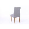 Sudbury Silver Grey Fabric Oak Dining Chair - SPRING SALE - 7