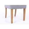 Sudbury Silver Grey Fabric Oak Dining Chair - SPRING SALE - 10