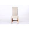 Titan Cream Scroll Back Leather Dining Chair - 20% OFF WINTER SALE - 6