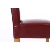 Titan Claret Red Scroll Back Leather Dining Chair - 20% OFF SPRING SALE - 10