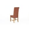 Titan Scroll Back Tan Brown Leather Dining Chair - 20% OFF SPRING SALE - 5