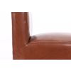 Titan Scroll Back Tan Brown Leather Dining Chair - 20% OFF SPRING SALE - 8