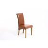 Tuscan Mocha Brown Leather Assembled Dining Chair - 10% OFF SPRING SALE - 4