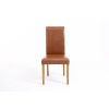 Tuscan Mocha Brown Leather Dining Chair - 10% OFF SPRING SALE - 7