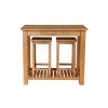 Tutbury Oak Breakfast Console Table 2 Refectory Oak Stools - SPRING MEGA DEAL - 3