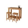 Tutbury Oak Breakfast Console Table 2 Refectory Oak Stools - SPRING MEGA DEAL - 6