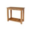 Tutbury Oak Breakfast Console Table - 10% OFF CODE SAVE - 4